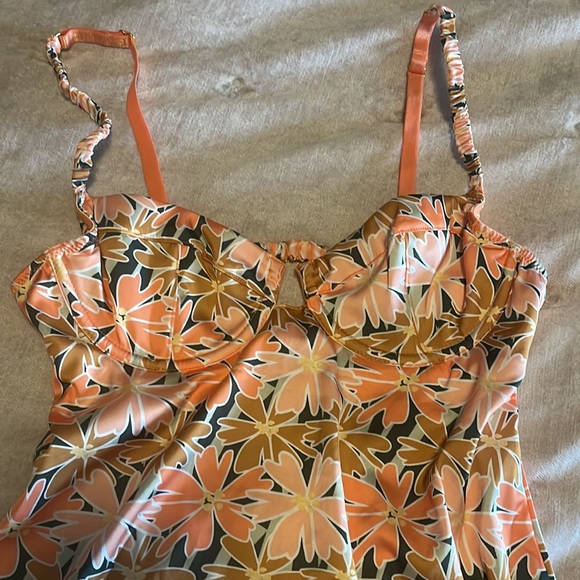 Wild Lovers Amy Floral Silk Mini Dress XS NWT - Picture 3 of 8